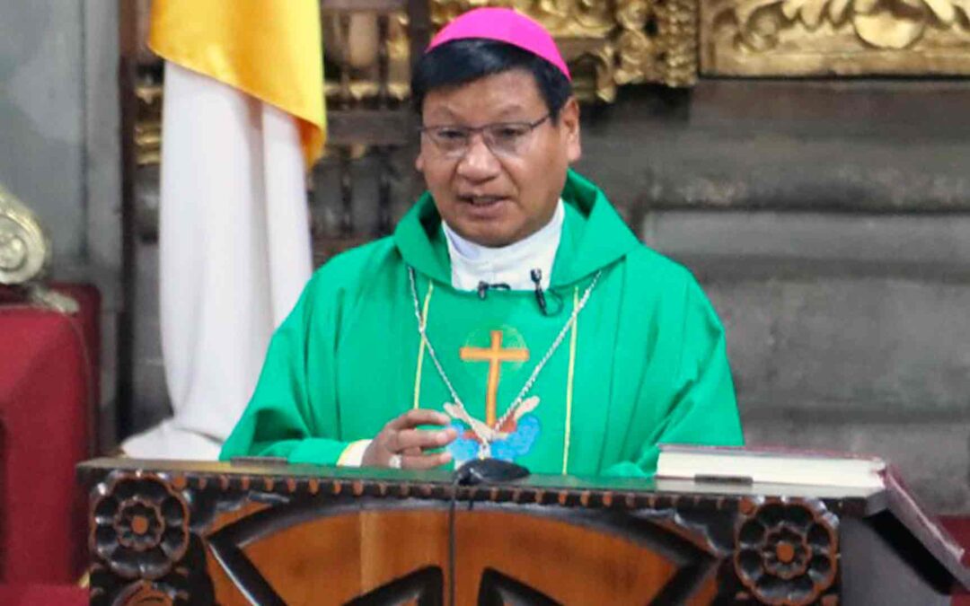 Mons. Basilio Mamani, en medio de la crisis por los incendios que vive el país, insta a cuidar la Tierra
